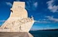 View of the Padrao dos Descobrimentos in Lisboa